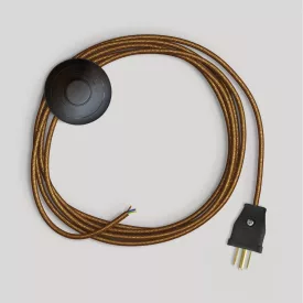   Creative Cables lámpakábel Kábelkészlet lámpához, csiszolt és csillogó rézkábellel, 10 láb