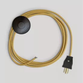   Creative Cables lámpakábel Lámpa kábelszett világos mustárszínű kábellel, 10 láb