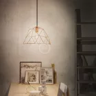 Creative Cables lámpatest Dome XL Naked Cage fém lámpaernyő | Ipari stílus |
