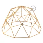 Creative Cables lámpatest Dome XL Naked Cage fém lámpaernyő | Ipari stílus |