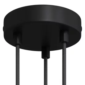   Creative Cables mennyezeti rózsa Hengeres fém 3 lyukas mennyezeti rozetta készlet WIFIKRM573FVNTERM