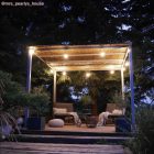 Elektromos kábel String Lights számára, műselyem szövettel, fekete CM04