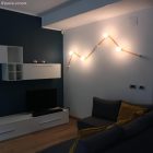 Elektromos kábel String Lights számára, műselyemszövet Gold CM05 bevonattal