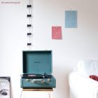 Elektromos kábel a String Lights számára, műselyem szövettel, Baby Azure CM17 borítással