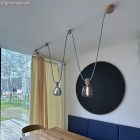 Elektromos kábel a String Lights számára, műselyem szövettel, Baby Azure CM17 borítással