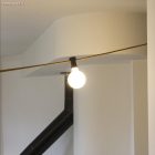 Elektromos kábel String Lights számára, műselyemszövet Whiskey CM22 borítással