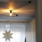 Elektromos kábel String Lights számára, műselyemszövet Cipria CM27 borítással