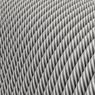 Creative Cables textil lámpakábel Extra alacsony feszültségű tápkábel, selyemhatású anyaggal bevonva Vertigo Slate White fehér