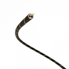 Creative Cables textil lámpakábel Extra alacsony feszültségű tápkábel, selyemhatású anyaggal bevonva, Vertigo Black and fekete