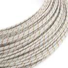 Creative Cables textil lámpakábel Extra alacsony feszültségű tápkábel, selyemhatású anyaggal bevonva Vertigo Beer Foam
