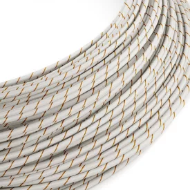   Creative Cables textil lámpakábel Extra alacsony feszültségű tápkábel, selyemhatású anyaggal bevonva Vertigo Beer Foam