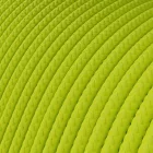 Creative Cables textil lámpakábel Extra alacsony feszültségű tápkábel, selyemhatású anyaggal bevonva, sárga Fluo RF10