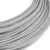 Creative Cables textil lámpakábel Extra alacsony feszültségű tápkábel, selyemhatású anyaggal bevonva, ezüst RM02