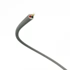 Creative Cables textil lámpakábel Extra alacsony feszültségű tápkábel, selyemhatású anyaggal bevonva, szürke RM03