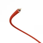 Creative Cables textil lámpakábel Extra alacsony feszültségű tápkábel, selyemhatású anyaggal bevonva, piros RM09
