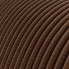 Creative Cables textil lámpakábel Extra alacsony feszültségű tápkábel, selyemhatású anyaggal bevonva, barna RM13