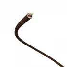 Creative Cables textil lámpakábel Extra alacsony feszültségű tápkábel, selyemhatású anyaggal bevonva, barna RM13