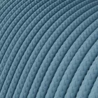 Creative Cables textil lámpakábel Extra alacsony feszültségű tápkábel, selyemhatású anyaggal bevonva, világoskék RM17