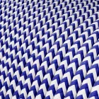 Creative Cables textil lámpakábel Extra alacsony feszültségű tápkábel, selyemhatású anyaggal bevonva, cikcakkos fehér és