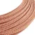 Creative Cables textil lámpakábel Extra alacsony feszültségű tápkábel, selyemhatású anyaggal bevont, ZigZag fehér és