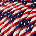 Kerek elektromos Vertigo HD kábel, amelyet Washington ERM45 szövet borít