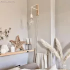 Kerek elektromos kábel RC16 halványrózsaszín pamut egyszínű szövettel borítva