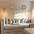 Kerek elektromos kábel RC43 Dove pamut egyszínű szövettel borítva