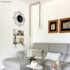 2XL juta és nyers pamut csavart kötélkábel, 2x0,75 elektromos kábel. 24 mm átmérőjű