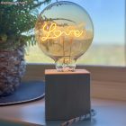 Anthracite Stripes Cotton és Natural Linen RD54 bevonatú kerek elektromos kábel