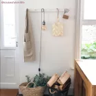 Kerek elektromos kábel antracit Lozanga pamut és természetes len RD64 bevonattal