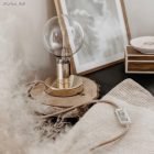 Kerek elektromos kábel ókori rózsaszín cikcakk pamuttal és természetes vászonnal RD71