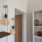 Kerek elektromos kábel, színes Bark ZigZag Cotton és Natural Linen RD73 bevonattal