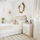 Kerek elektromos kábel RM00 Ivory műselyem egyszínű szövettel borítva