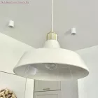 Kerek elektromos kábel RM00 Ivory műselyem egyszínű szövettel borítva