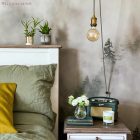 Kerek elektromos kábel RM03 szürke műselyem egyszínű szövettel borítva