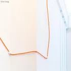 Creative Cables textil lámpakábel Fényes narancssárga láng textil kábel XZ2RM15