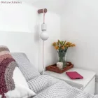 Kerek elektromos kábel RM16 Baby Pink egyszínű műselyem szövettel borítva