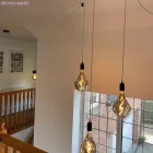 Kerek elektromos kábel Rayon egyszínű RM30 szövettel borított világos kékszürke