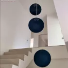 Kerek elektromos kábel Rayon egyszínű RM30 szövettel borított világos kékszürke