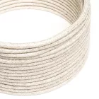Creative Cables textil lámpakábel Linen Melange textil kábel XZ2RN01 -2x0,75