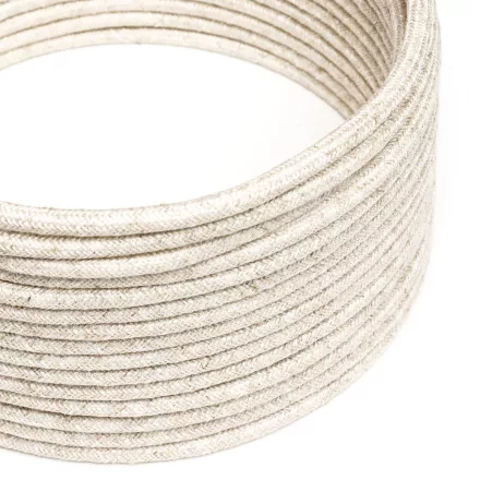 Creative Cables textil lámpakábel Linen Melange textil kábel XZ2RN01 -2x0,75