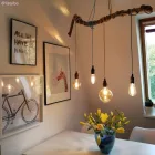 Kerek elektromos kábel, természetes vászonnal, RN04 barna bevonattal