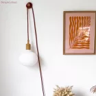 Kerek, narancssárga agyag RN27 juta borítású elektromos kábel