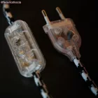 Kerek elektromos kábel Rayon Bicolored RP04 Black borítással