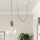 Kerek pamut borítású elektromos kábel - Blue Haze RX12