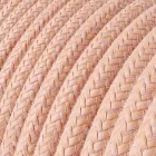 Kerek elektromos kábel pamut borítással - Salmon RX13