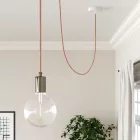 Kerek elektromos kábel pamut borítással - Salmon RX13