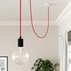 Creative Cables lámpakábel Kerek elektromos kábel RF15 narancssárga fluoreszkáló rayon