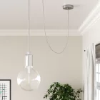 Kerek elektromos kábel RC16 halványrózsaszín pamut egyszínű szövettel borítva