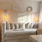 Kerek elektromos kábel RC43 Dove pamut egyszínű szövettel borítva